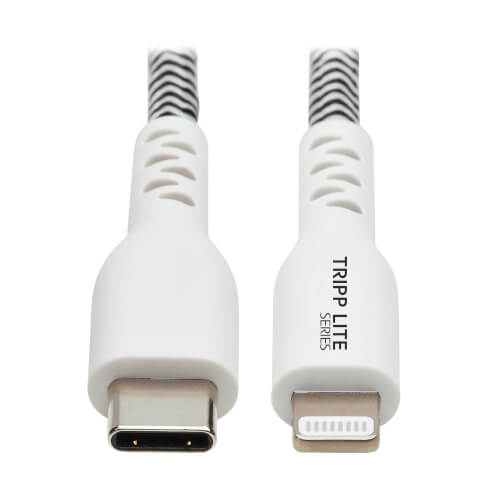 CABLE ROBUSTO USB-C A LIHTNING 3 MTS - Tripplite