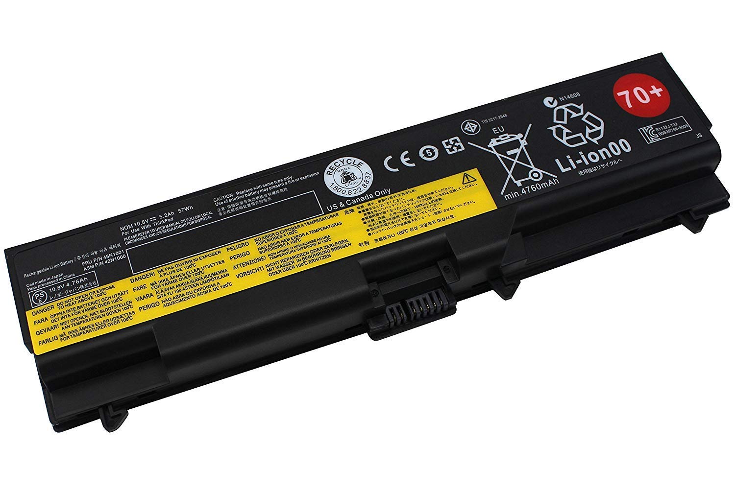 Batería de 6 celdas para T410 T420 T510 T520 T530 T530I SL410 SL510 E420 E520 W510 W520 W530 - Lenovo