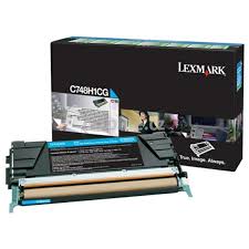 Cartucho de toner color Cyan toner cartridge high return -LEXMARK