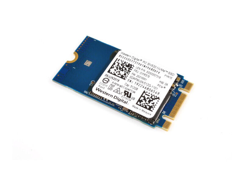 Disco Rígido SSD 512GB PCI Express 3.0 x4 M.2 2242 - Lenovo