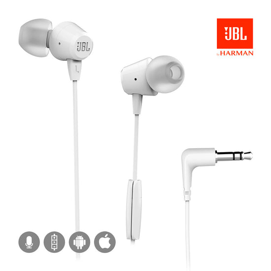 Audífonos C50HI In-ear Wired Blanco- JBL